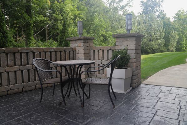 Stamped Concrete Patio Installation in Santa Maria