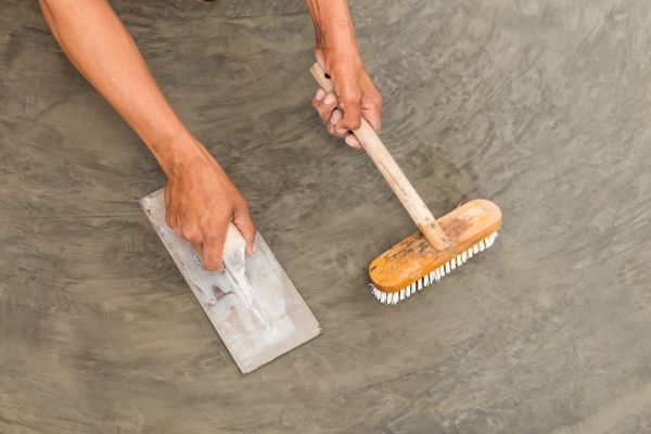 Driveway Concrete Staining in Santa Maria