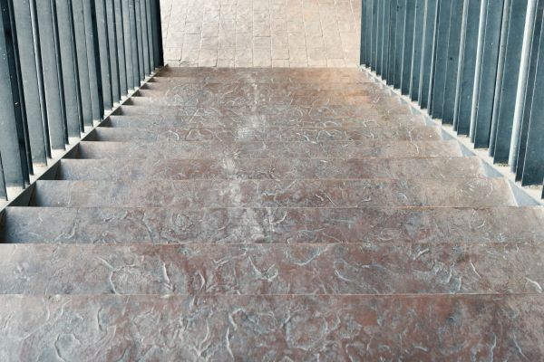 Cost of Concrete Stair Stamping in Santa Maria