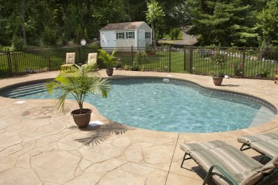 Decorative Pool Deck